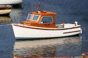 Motorisiertes Angelboot